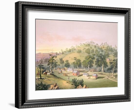 Evening at Angaston, South Australia, 1846-George French Angas-Framed Giclee Print