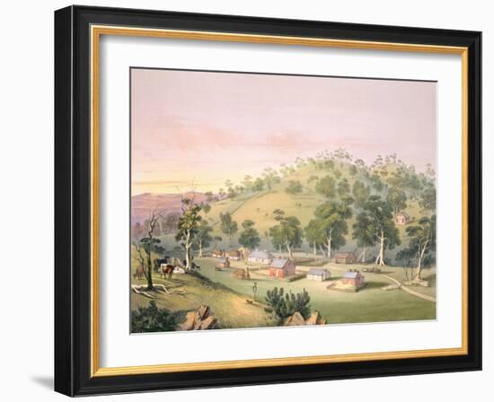 Evening at Angaston, South Australia, 1846-George French Angas-Framed Giclee Print