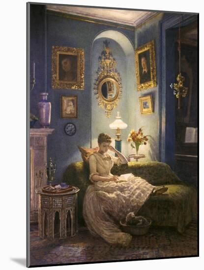 Evening at Home-Edward John Poynter-Mounted Giclee Print