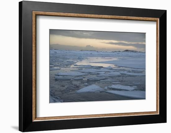 Evening at Jokulsarlon Glacier-Niki Haselwanter-Framed Photographic Print