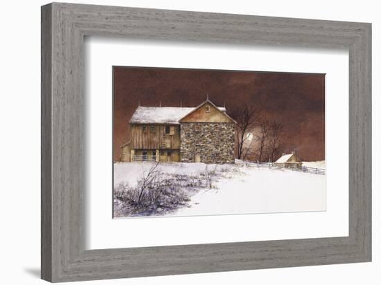 Evening at Knabb Farm-Bradley Hendershot-Framed Art Print