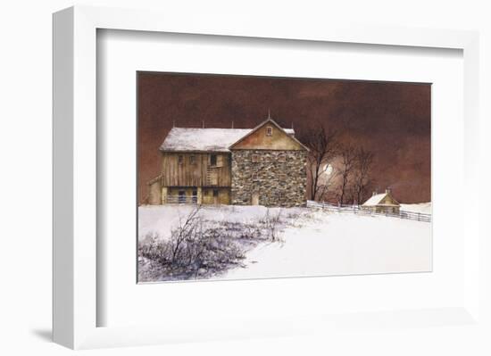 Evening at Knabb Farm-Bradley Hendershot-Framed Art Print