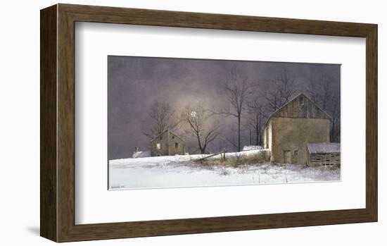 Evening at Long Farm-Ray Hendershot-Framed Art Print