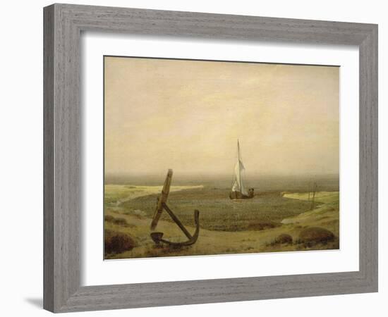 Evening at Low Tide-Caspar David Friedrich-Framed Giclee Print
