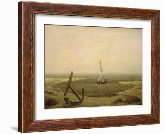 Evening at Low Tide-Caspar David Friedrich-Framed Giclee Print