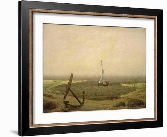 Evening at Low Tide-Caspar David Friedrich-Framed Giclee Print