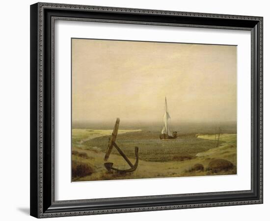 Evening at Low Tide-Caspar David Friedrich-Framed Giclee Print