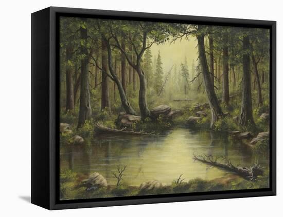 Evening at the Creek-Robert Wavra-Framed Premier Image Canvas