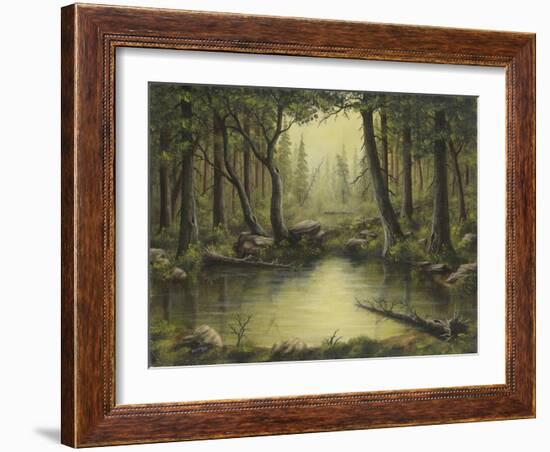 Evening at the Creek-Robert Wavra-Framed Giclee Print