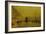 Evening at the Docks of Glasgow-John Atkinson Grimshaw-Framed Giclee Print