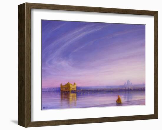 Evening at the Golden Temple, Amritsar-Derek Hare-Framed Giclee Print