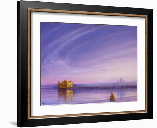 Evening at the Golden Temple, Amritsar-Derek Hare-Framed Giclee Print