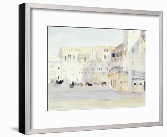 Evening at the Palace, Bhuj, 1999-Lucy Willis-Framed Giclee Print