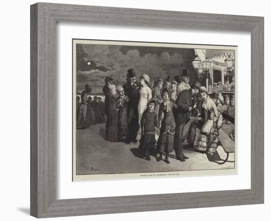 Evening at the Spa, Scarborough-Alfred Edward Emslie-Framed Giclee Print