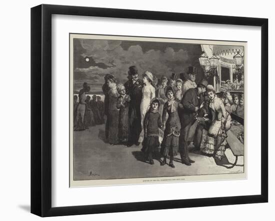 Evening at the Spa, Scarborough-Alfred Edward Emslie-Framed Giclee Print