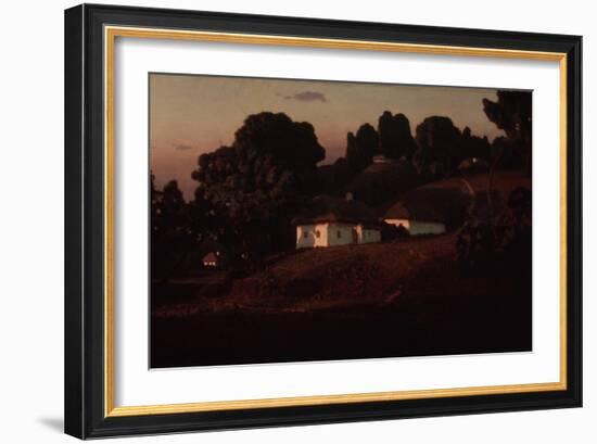 Evening at the Ukraine, 1878-Arkhip Ivanovich Kuindzhi-Framed Giclee Print