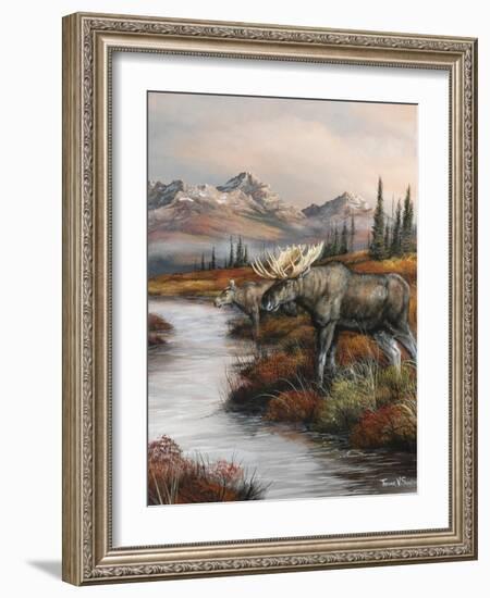 Evening at Water's Edge-Trevor V. Swanson-Framed Giclee Print