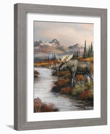 Evening at Water's Edge-Trevor V. Swanson-Framed Giclee Print