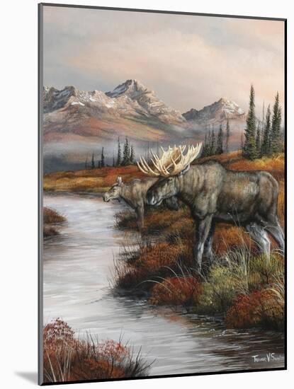 Evening at Water's Edge-Trevor V. Swanson-Mounted Giclee Print