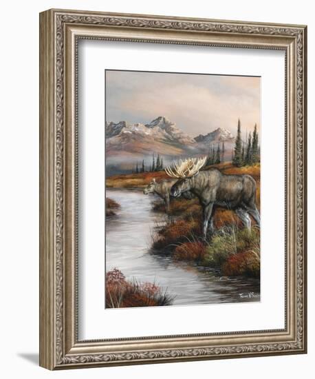 Evening at Water's Edge-Trevor V. Swanson-Framed Giclee Print