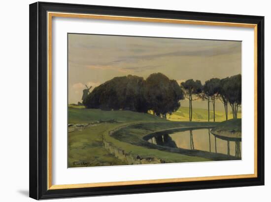 Evening Atmosphere at the Canal-Walter Leistikow-Framed Giclee Print