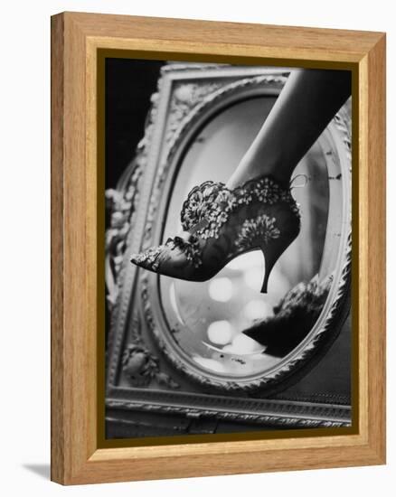 Evening Boot Designed by Roger Vivier for Dior, 1961-Paul Schutzer-Framed Premier Image Canvas