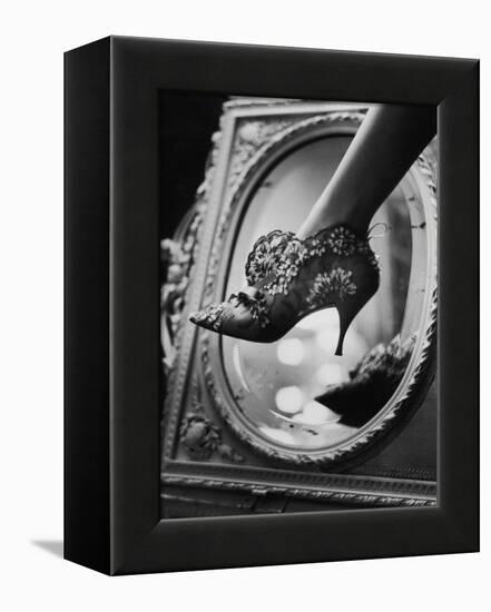 Evening Boot Designed by Roger Vivier for Dior, 1961-Paul Schutzer-Framed Premier Image Canvas