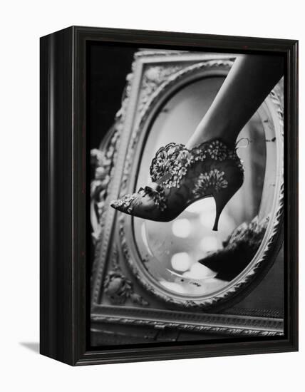 Evening Boot Designed by Roger Vivier for Dior, 1961-Paul Schutzer-Framed Premier Image Canvas