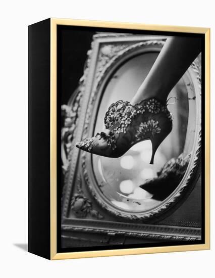 Evening Boot Designed by Roger Vivier for Dior, 1961-Paul Schutzer-Framed Premier Image Canvas