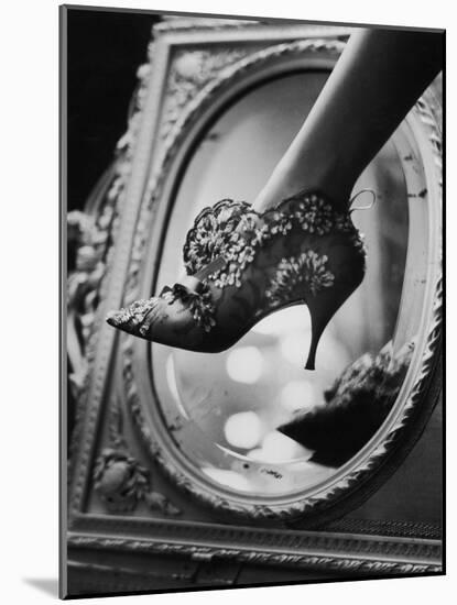 Evening Boot Designed by Roger Vivier for Dior, 1961-Paul Schutzer-Mounted Photographic Print