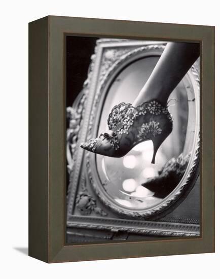 Evening Boot Designed by Roger Vivier For Dior-Paul Schutzer-Framed Premier Image Canvas