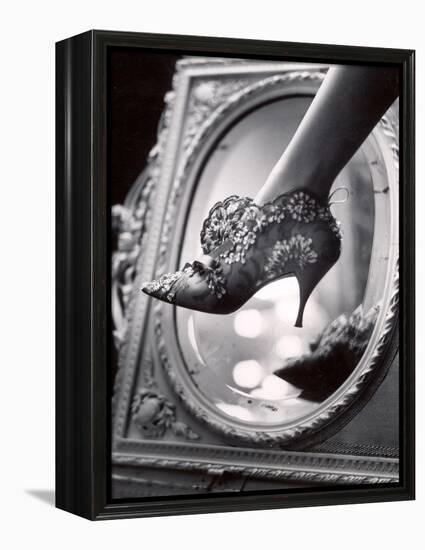 Evening Boot Designed by Roger Vivier For Dior-Paul Schutzer-Framed Premier Image Canvas