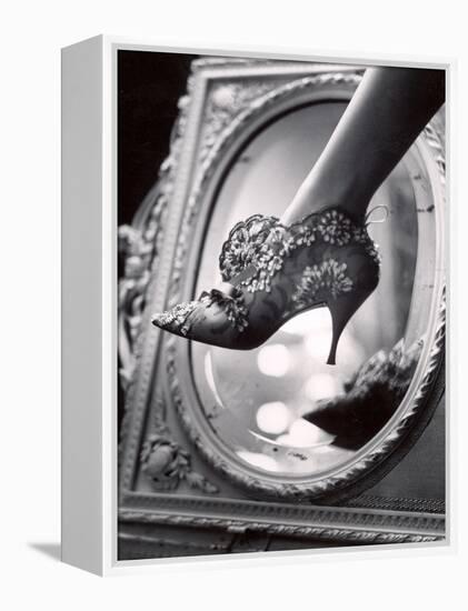 Evening Boot Designed by Roger Vivier For Dior-Paul Schutzer-Framed Premier Image Canvas