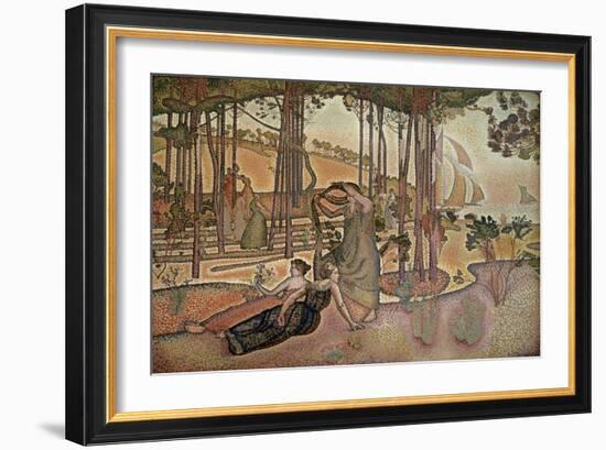 Evening Breeze-Henri Edmond Cross-Framed Giclee Print