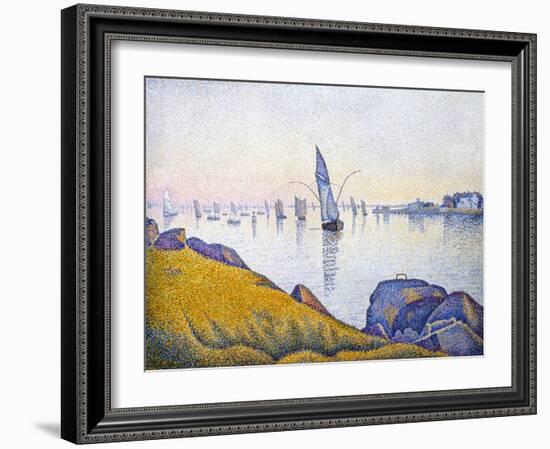 Evening Calm 1891-Paul Signac-Framed Giclee Print
