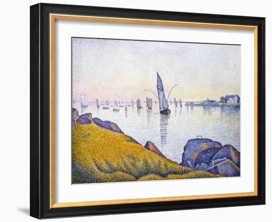 Evening Calm 1891-Paul Signac-Framed Giclee Print