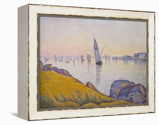 Evening Calm, Concarneau, Opus 220 (Allegro Maestoso), 1891-Paul Signac-Framed Premier Image Canvas