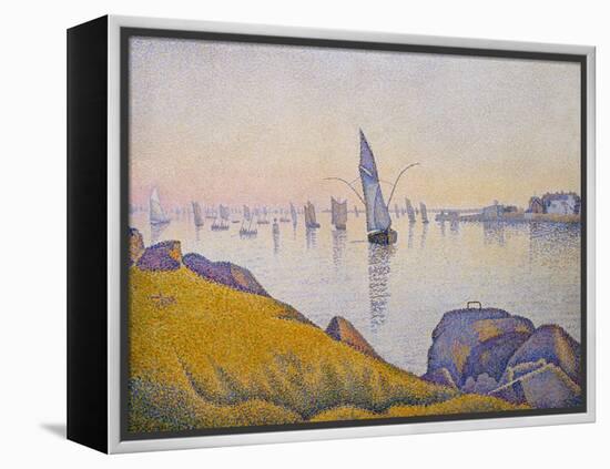 Evening Calm, Concarneau, Opus 220 (Allegro Maestoso), 1891-Paul Signac-Framed Premier Image Canvas