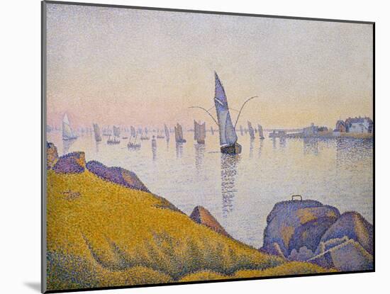 Evening Calm, Concarneau, Opus 220 (Allegro Maestoso), 1891-Paul Signac-Mounted Giclee Print