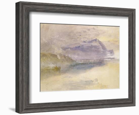 Evening: Cloud on Mount Rigi, Seen from Zug, C.1841-J. M. W. Turner-Framed Giclee Print