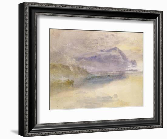 Evening: Cloud on Mount Rigi, Seen from Zug, C.1841-J. M. W. Turner-Framed Giclee Print