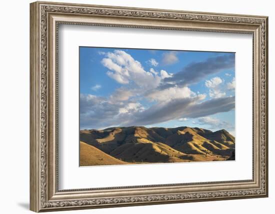 Evening clouds over Clarno Unit of John Day Fossil Beds National Monument, Oregon-Alan Majchrowicz-Framed Photographic Print