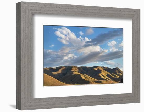 Evening clouds over Clarno Unit of John Day Fossil Beds National Monument, Oregon-Alan Majchrowicz-Framed Photographic Print