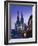 Evening, Cologne Cathedral and Hohenzollern Bridge, Cologne, Rhineland-Westphalia, Germany-Walter Bibikow-Framed Photographic Print