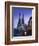 Evening, Cologne Cathedral and Hohenzollern Bridge, Cologne, Rhineland-Westphalia, Germany-Walter Bibikow-Framed Photographic Print