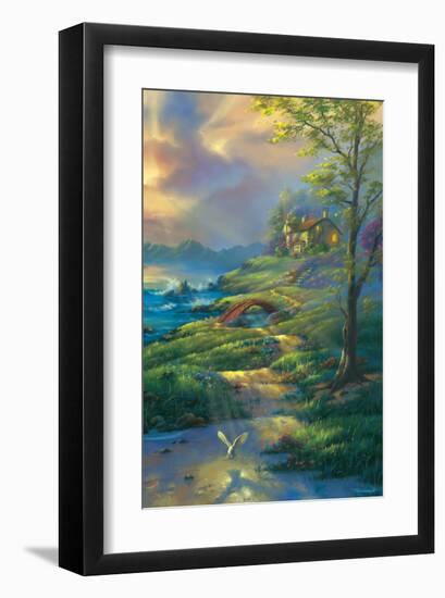 Evening Comfort-Jim Warren-Framed Premium Giclee Print