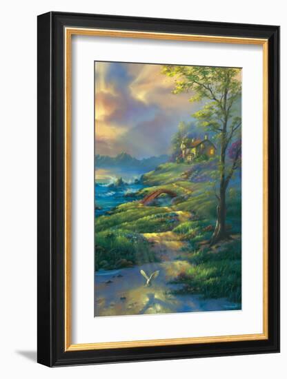 Evening Comfort-Jim Warren-Framed Premium Giclee Print