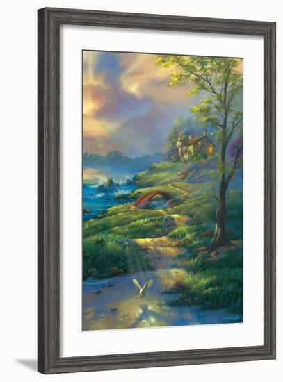 Evening Comfort-Jim Warren-Framed Premium Giclee Print