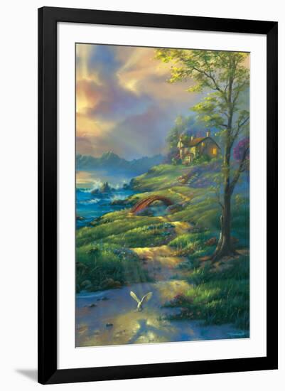 Evening Comfort-Jim Warren-Framed Premium Giclee Print