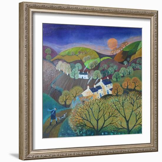 Evening Dog Walk, 2016-Lisa Graa Jensen-Framed Giclee Print